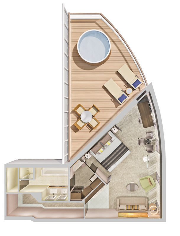 MyCruise Norwegian-Cruise-Line Jewel Kahytter Suite H22